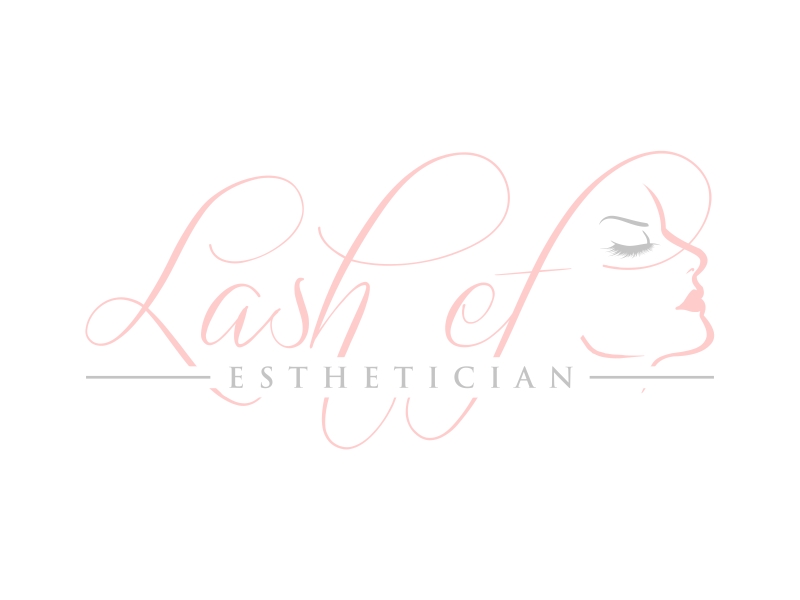 Lash EF Esthetician logo design by GassPoll