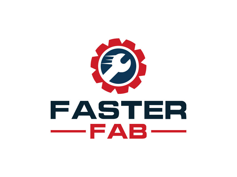 FasterFab logo design by aryamaity