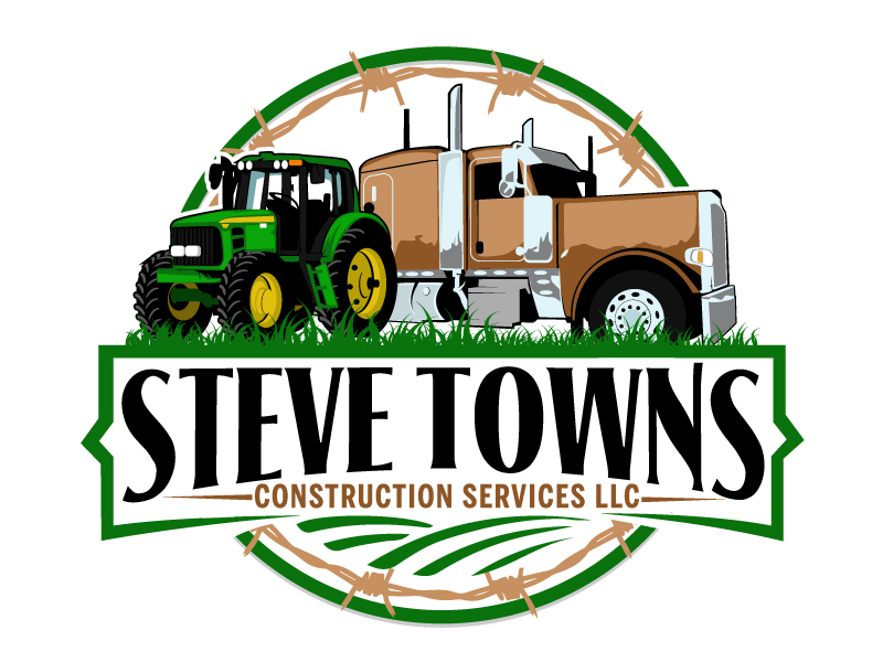 Steve Towns Construction Services LLC logo design by ElonStark