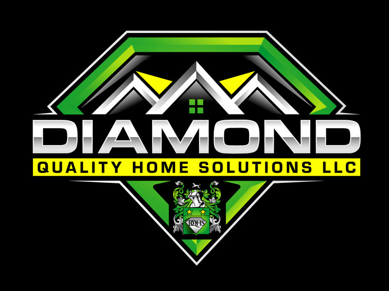 Diamond Quality Home Solutions LLC logo design by DreamLogoDesign