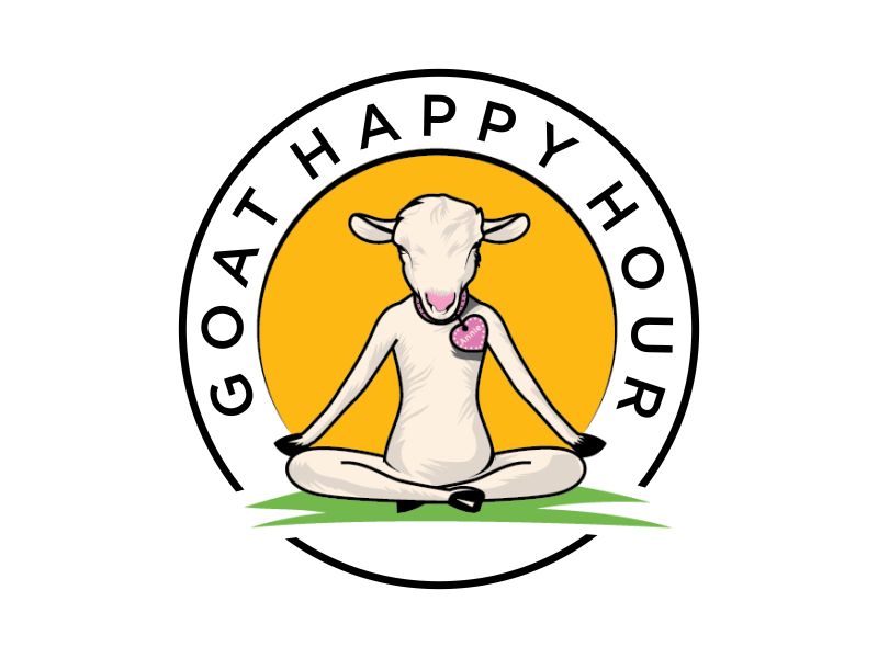 Goat Happy Hour logo design by GassPoll