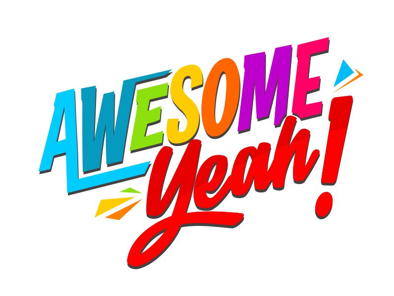 Awesome Yeah! logo design by veron