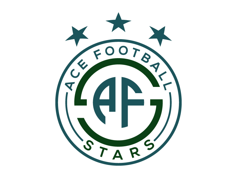 Ace Football Stars logo design by DreamCather