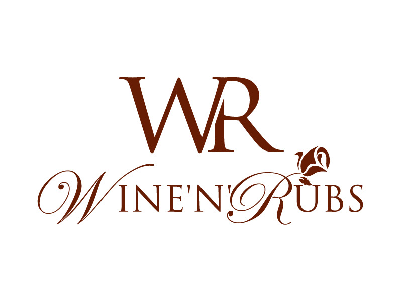 Wine'n'Rubs logo design by REDCROW