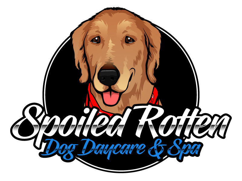 Spoiled Rotten Dog Daycare & Spa logo design by daywalker