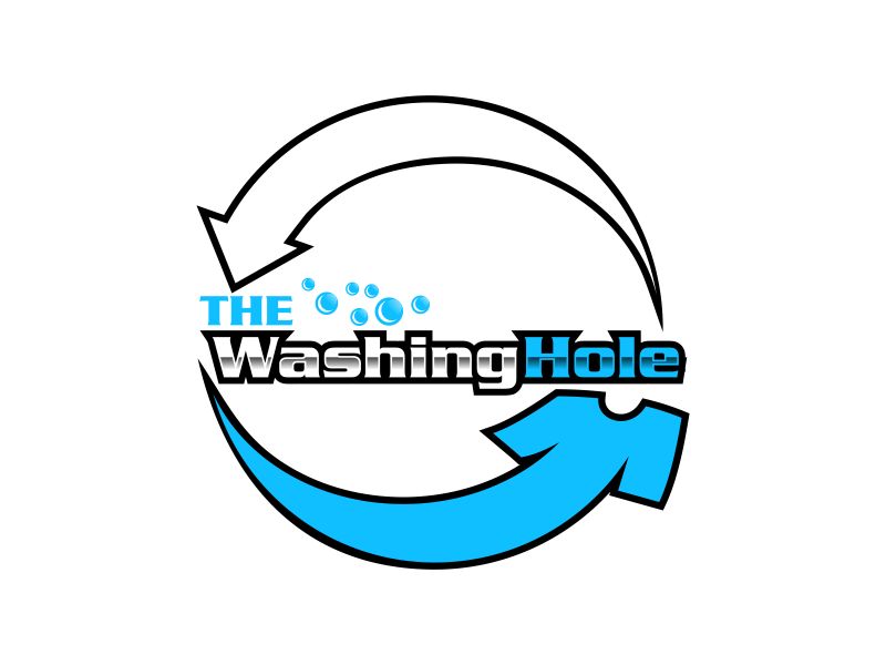 The Washing Hole logo design by GassPoll