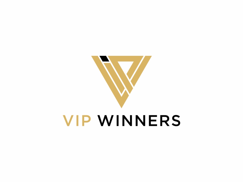 VIP Winners logo design by glasslogo