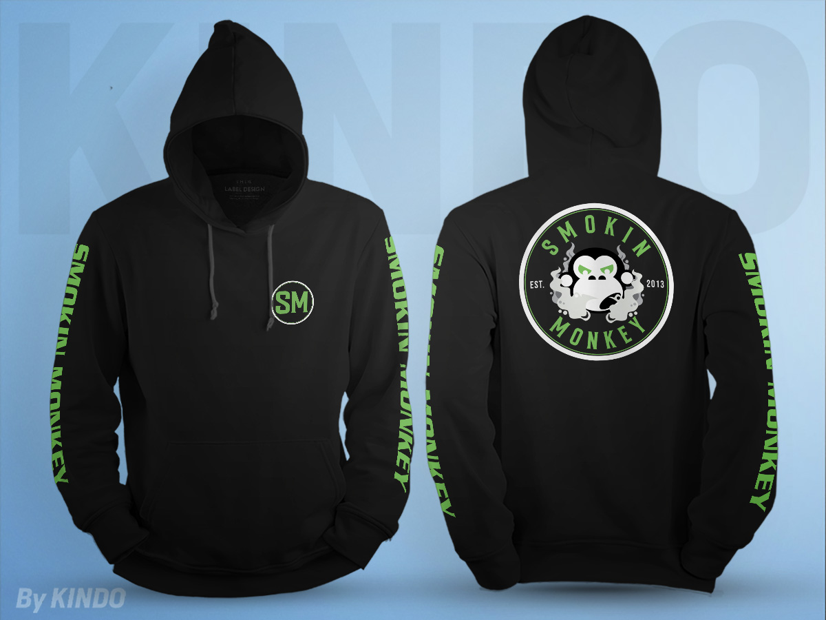 Smokin Monkey logo design by Kindo