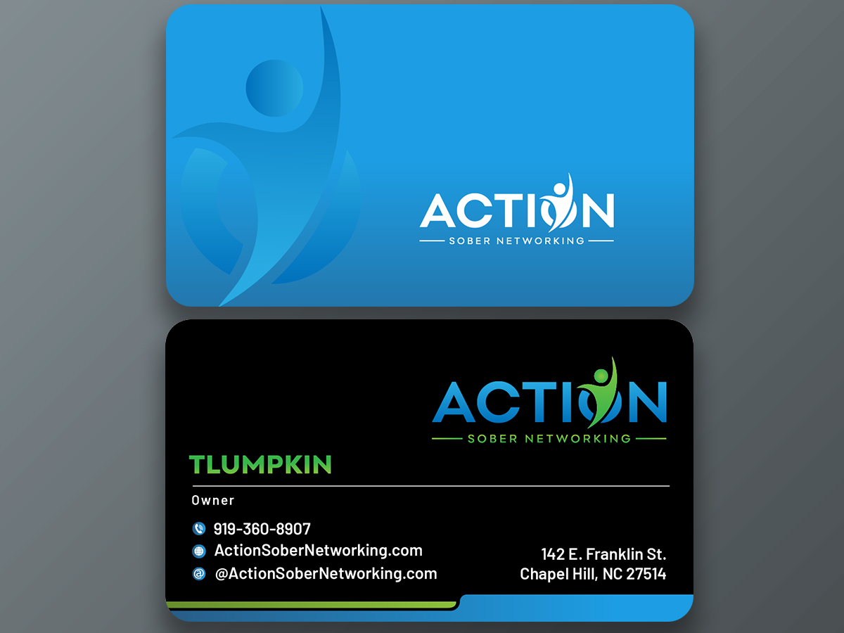 Action Sober Networking logo design by grea8design