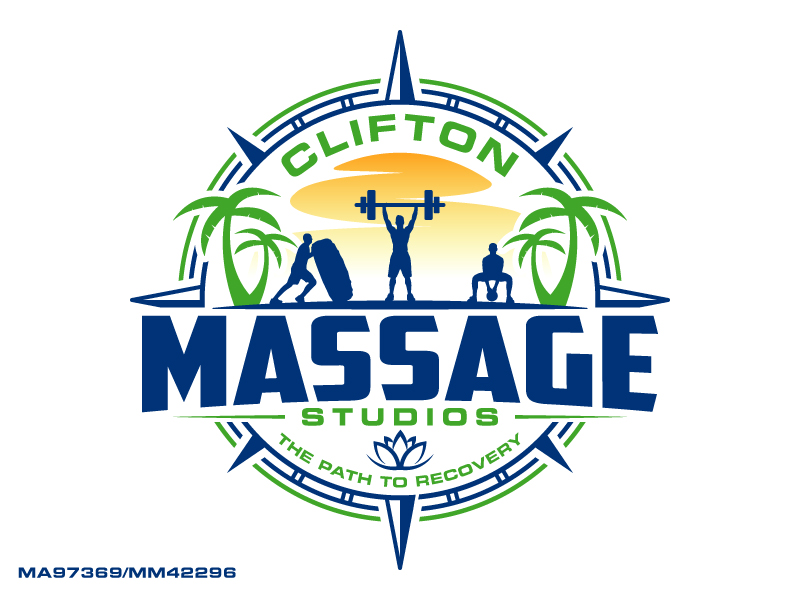 Clifton Massage Studios logo design by Kirito