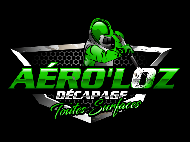 Aéro'Loz     décapage toutes surfaces logo design by Suvendu