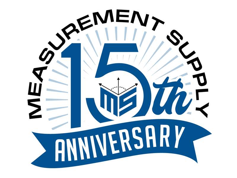 Measurement Supply 15th Anniversary logo design by DreamLogoDesign