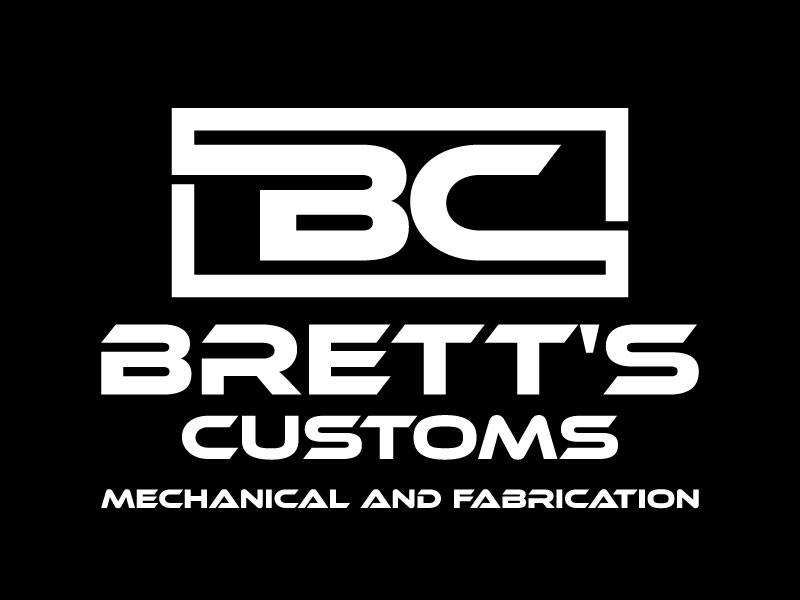 Brett's Customs logo design by aryamaity