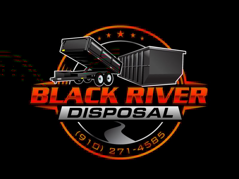BLACK RIVER DISPOSAL logo design by dasigns