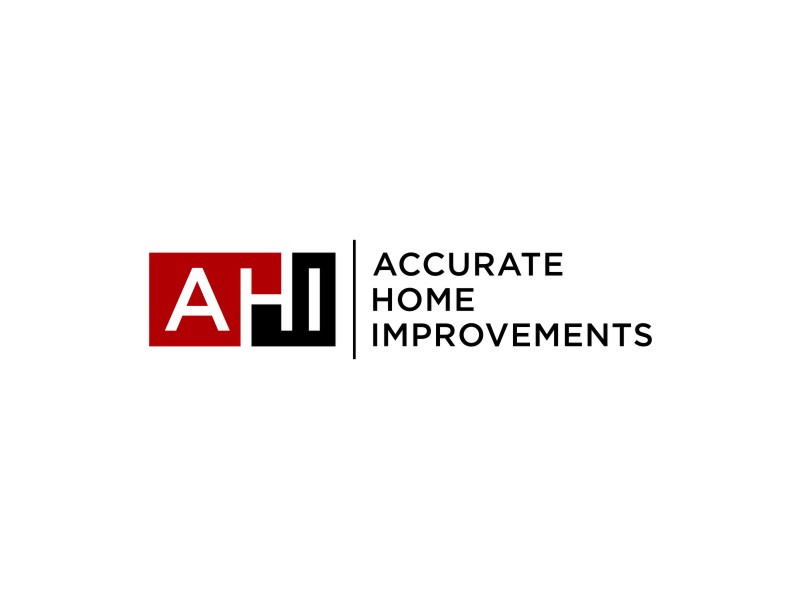 Accurate Home Improvements logo design by alby
