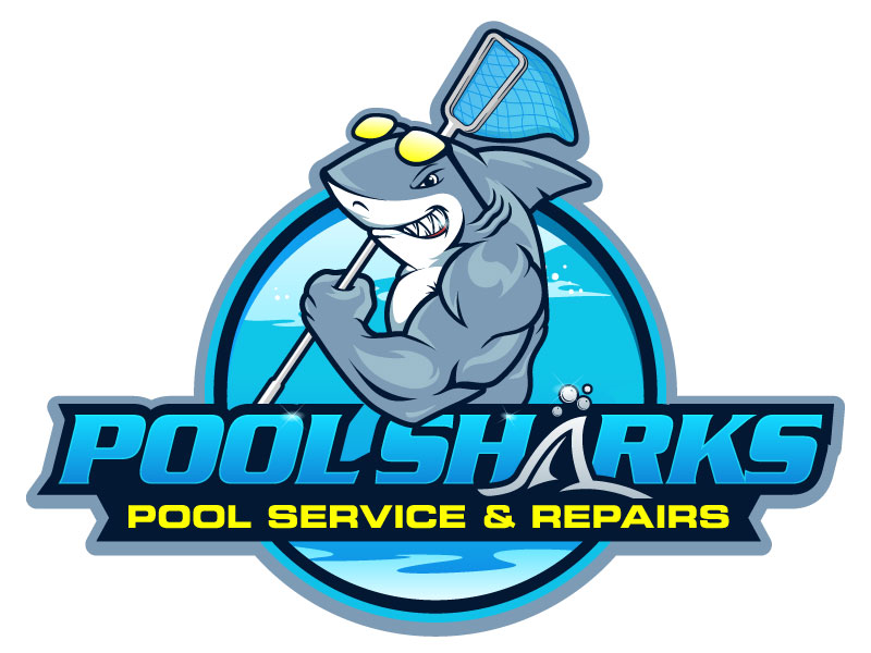 POOL SHARKS logo design by lestatic22