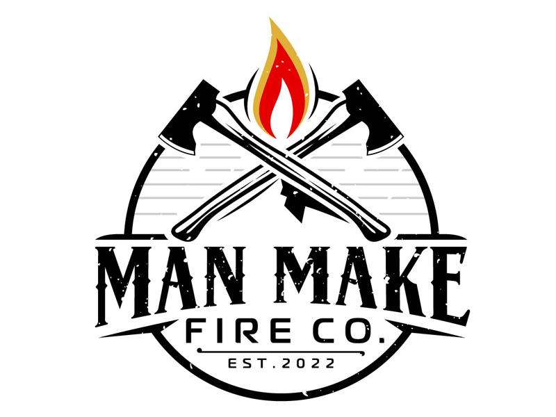 Man Make Fire Co. logo design by DreamLogoDesign