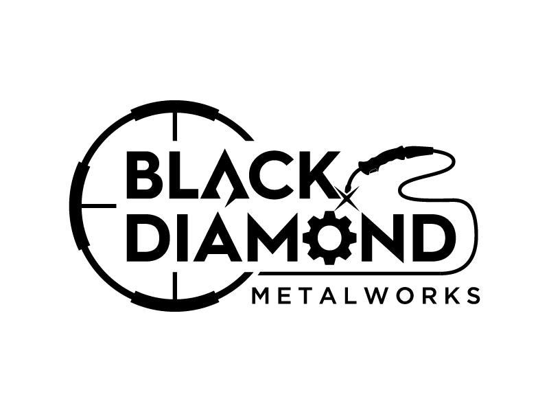 Black Diamond Metalworks logo design by Fear