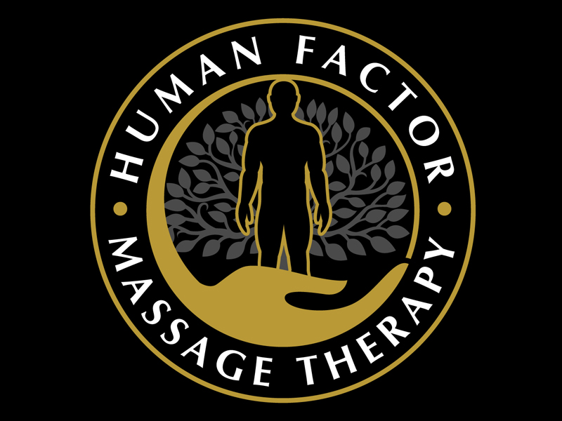 Human Factor Massage Therapy logo design by DreamLogoDesign