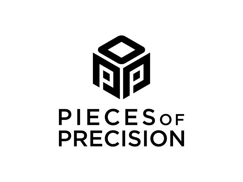Pieces of Precision logo design by puthreeone