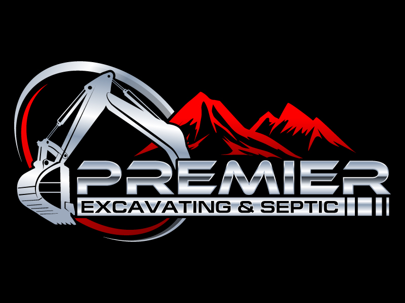 PREMIER Excavating & Septic logo design by uttam