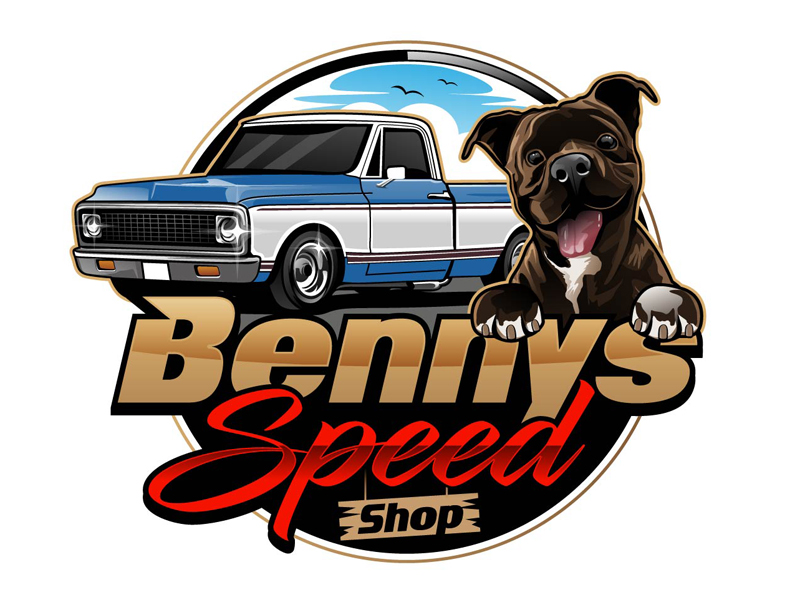 Bennys Speed Shop logo design by DreamLogoDesign