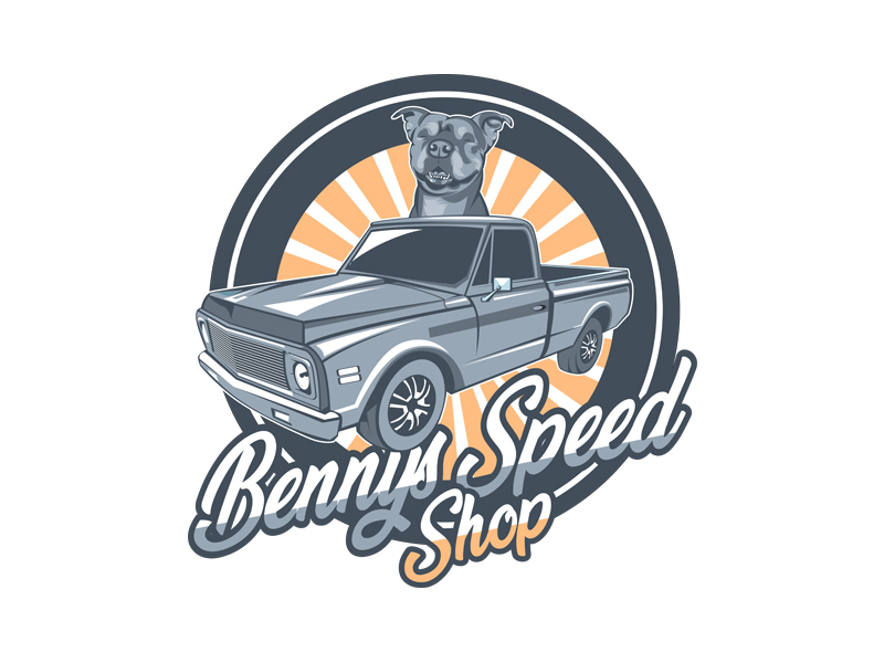 Bennys Speed Shop logo design by Yulioart