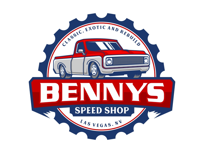 Bennys Speed Shop logo design by Mardhi