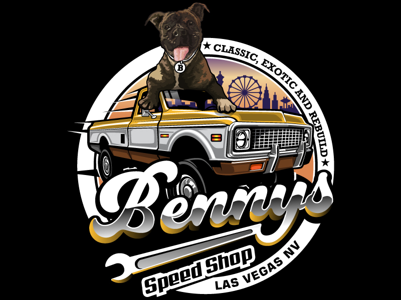 Bennys Speed Shop logo design by Suvendu