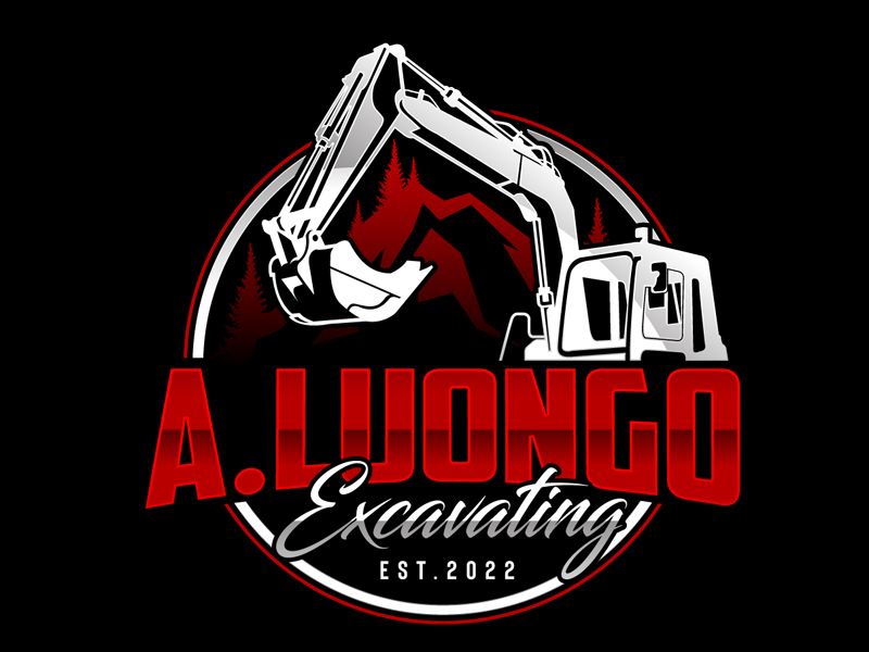 A. Luongo Excavating logo design by DreamLogoDesign