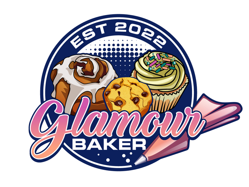Glamour Baker logo design by DreamLogoDesign
