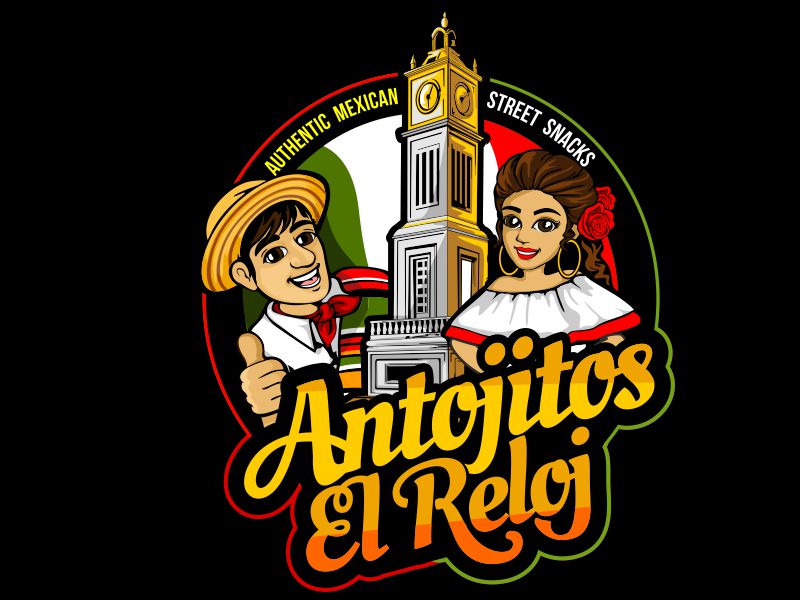 Antojitos El Reloj logo design by veron