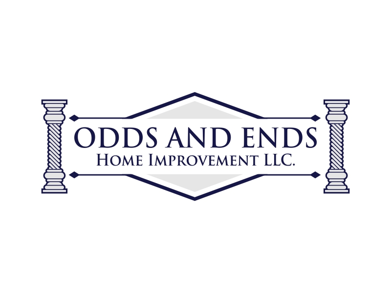 odds and ends home improvement co. logo design by ekitessar