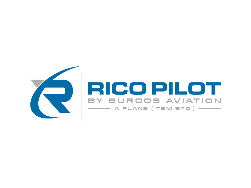 Rico Pilot by Burgos Aviation logo design by BrainStorming