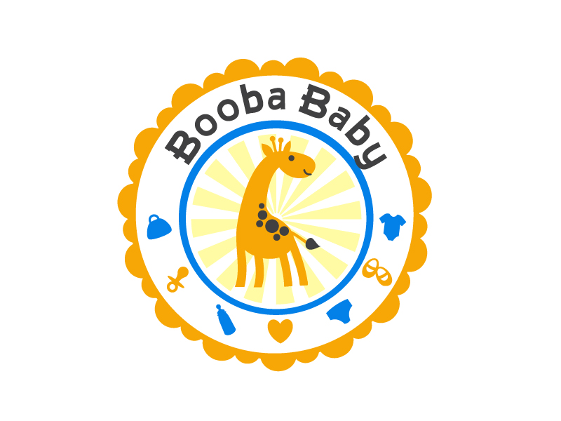 Booba Baby or just BOOBA or  Booba logo design by Dawnxisoul393