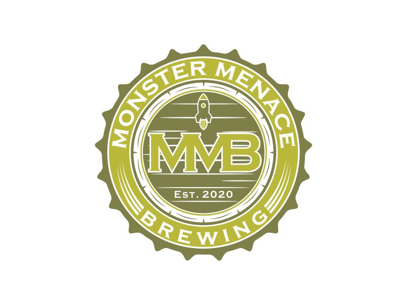 Monster Menace Brewing logo design by oke2angconcept