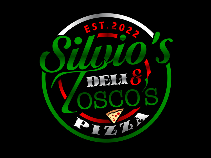 Silvio's Deli & Tosco's Pizza logo design by DreamLogoDesign