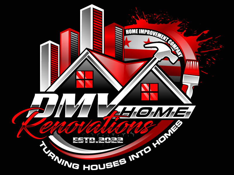 DMV HOME RENOVATIONS logo design by Suvendu