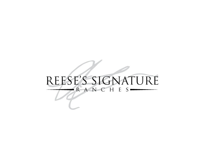 Reese’s Signature Ranches logo design by bezalel