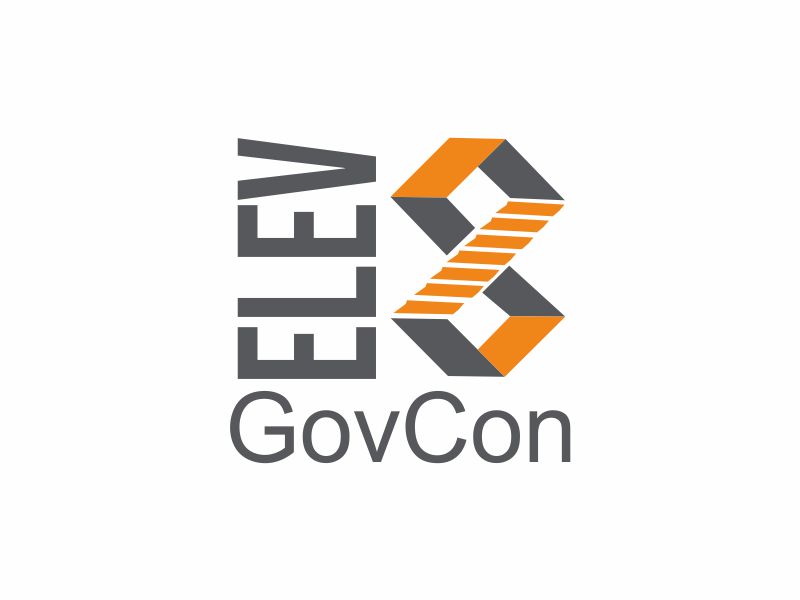 elev8 GovCon logo design by kanal