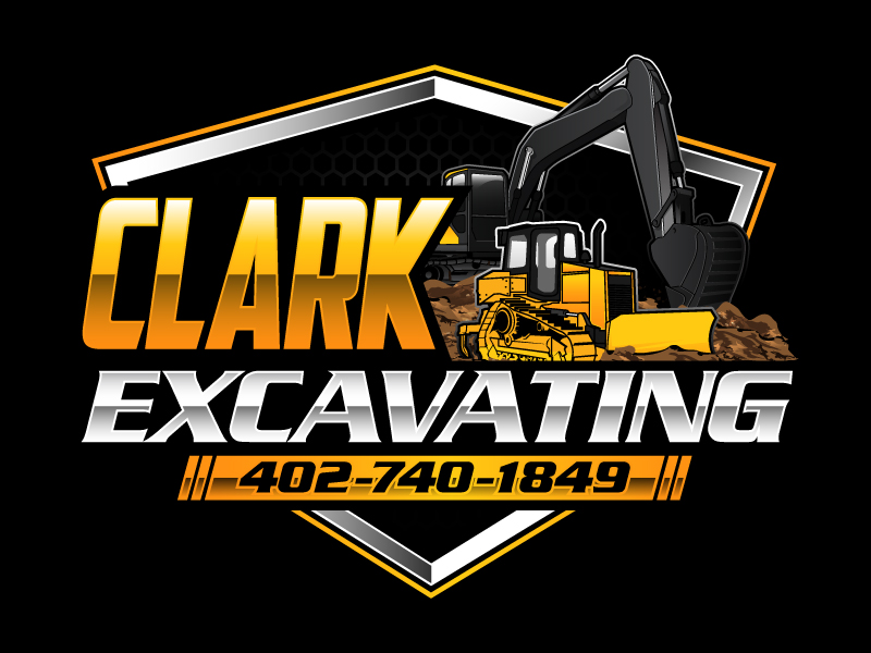 KC Excavating logo design by daywalker