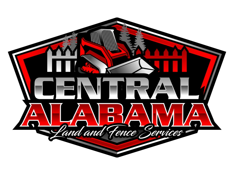 Central Alabama Land and Fence Services logo design by ingepro
