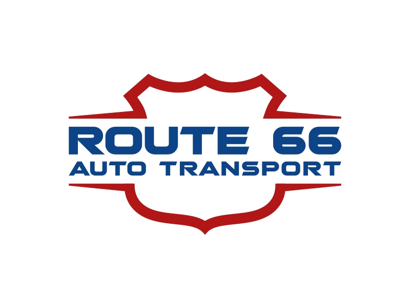 Route 66 Auto Transport logo design by Realistis