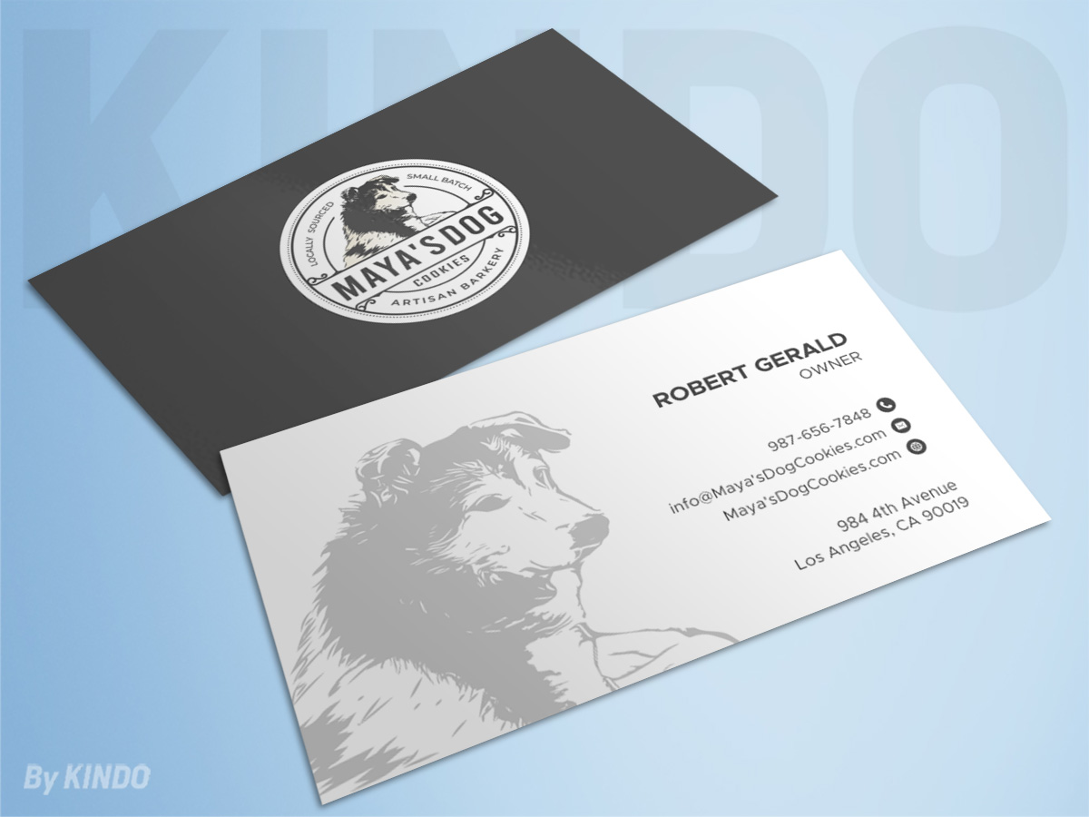 Maya's Dog Cookies logo design by Kindo