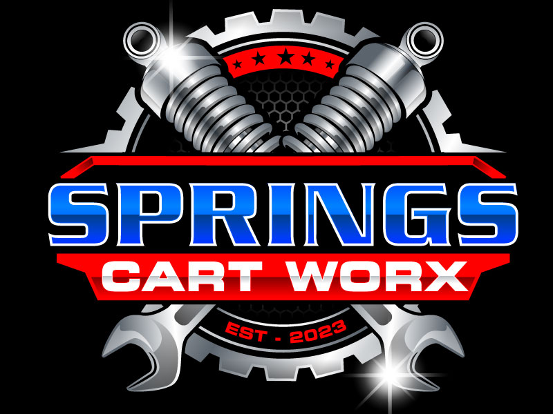 Springs Cart Worx logo design by Suvendu