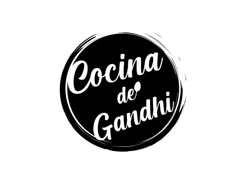 Cocina de Gandhi logo design by MonkDesign