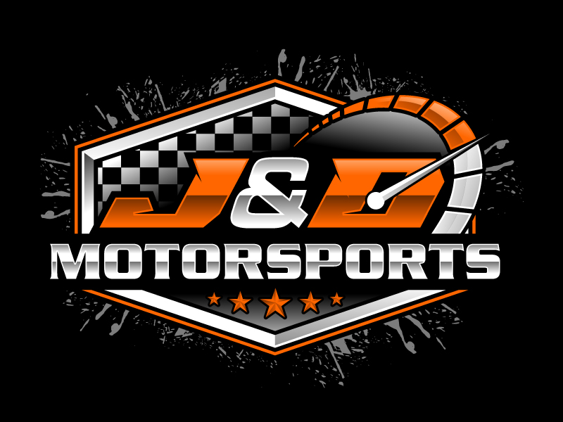 J & D Motorsports logo design by LogoQueen