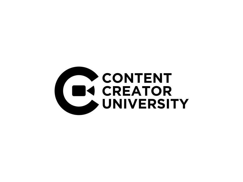Content Creator University logo design by ndndn