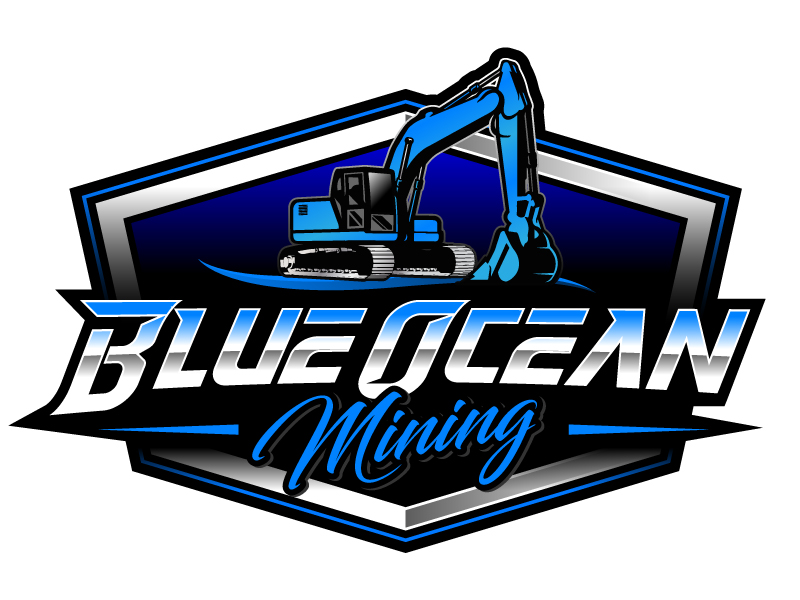 BLUE OCEAN MINING logo design by jaize