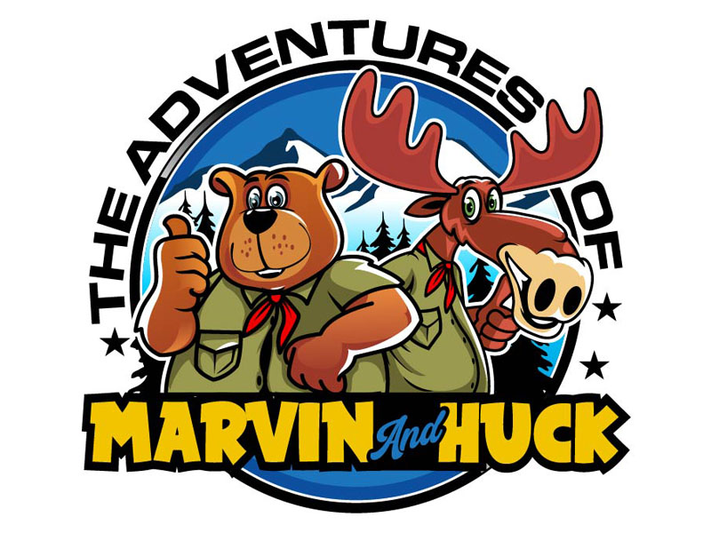 The Adventures of Marvin and Huck logo design by DreamLogoDesign